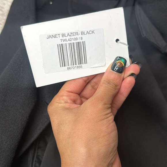 Valentina Shah Janet Blazer in black size 8 NWT - Picture 5 of 9